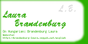 laura brandenburg business card